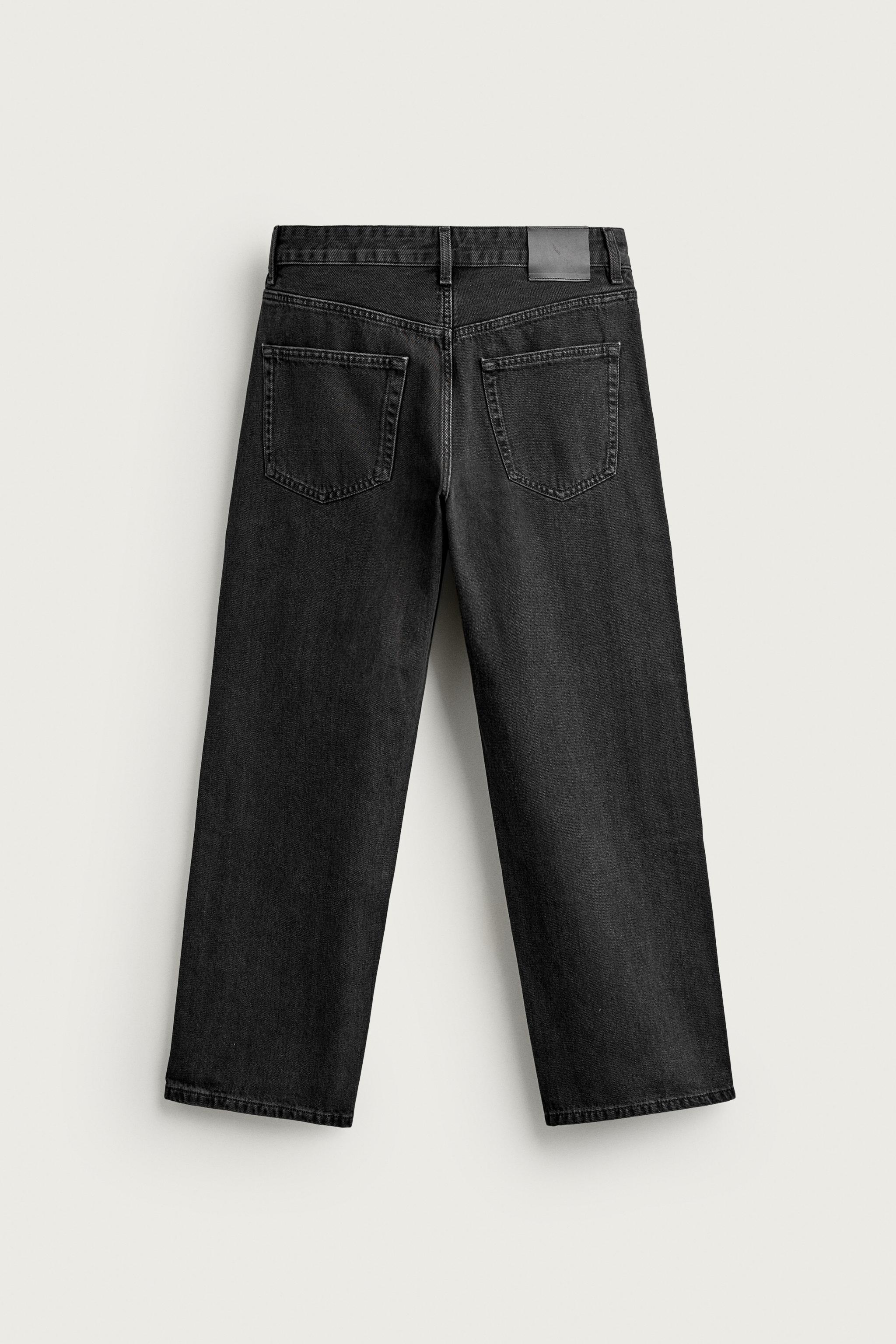 LOOSE FIT CROPPED JEANS
