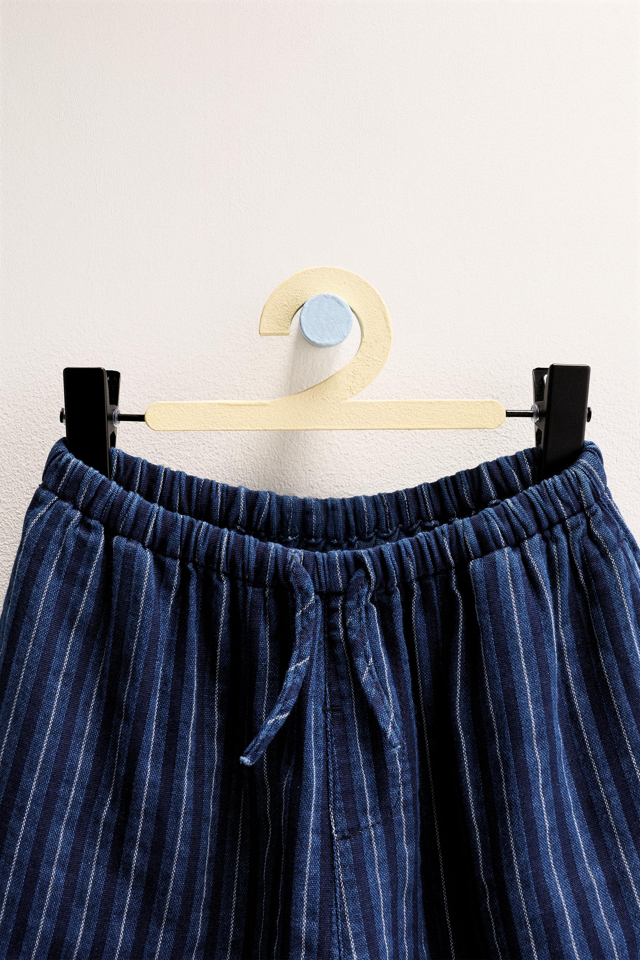 ZARA TIMELESS - PANTALON BALLON RAYÉ