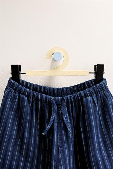 ZARA TIMELESS - STRIPED BALLOON TROUSERS - Indigo by Zara - Image 2
