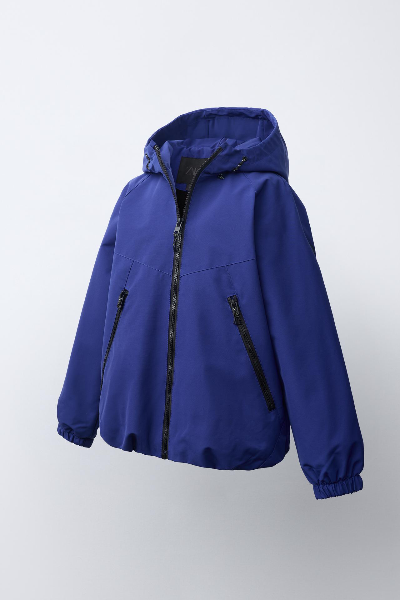 TECHNICAL HOODIE JACKET — Bluish