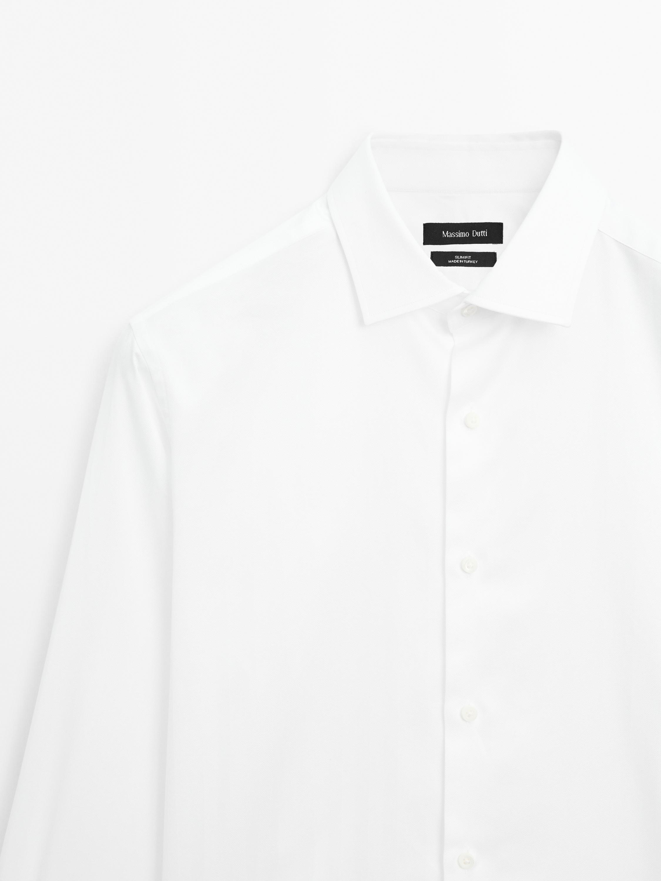 Chemise slim 100 % coton
