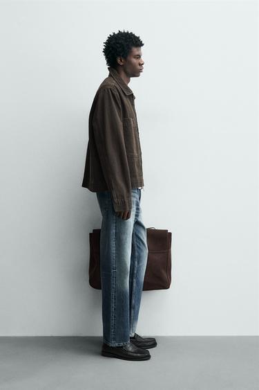 TEXTURED POCKET JACKET - Brown by Zara - Image 3