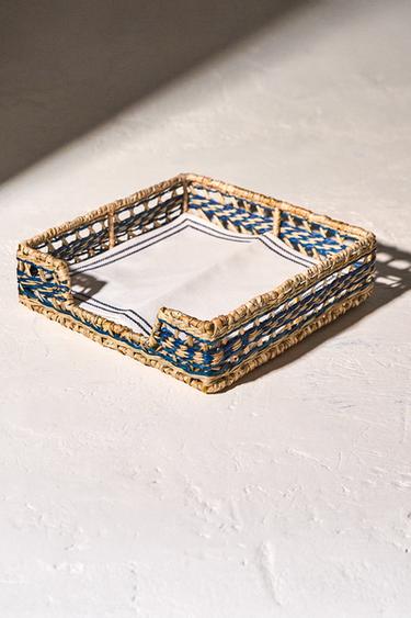PORTE-SERVIETTES CARRÉ ALGUES - Bleu de Zara - Image 5