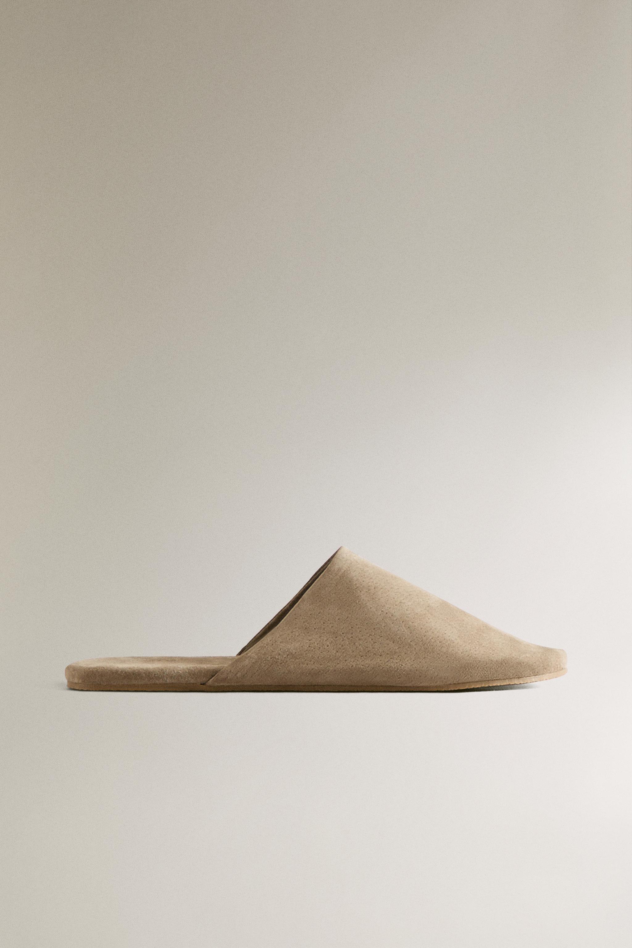 LEATHER MULE SLIPPERS