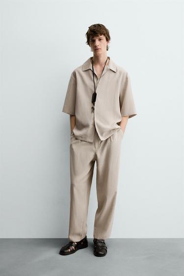 CONJUNTO FLUIDO RELAXED FIT - Vigoré claro de Zara