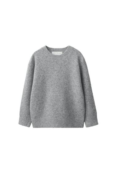ОДНОТОННЫЙ СВИТЕР — СЕРЫЙ от Zara