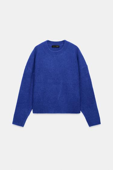 SUÉTER DE TRICÔ SOFT - Azulão da Zara - Imagem 0