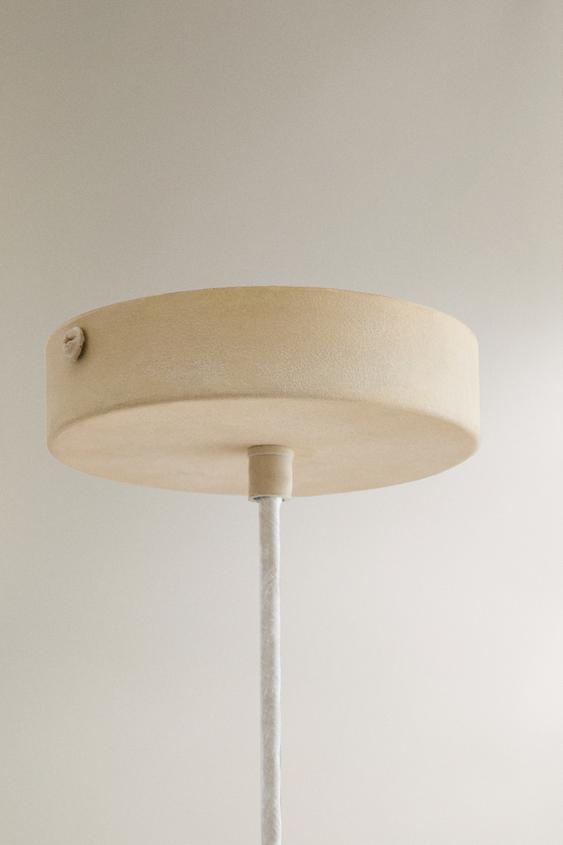GRANDE LAMPE SUSPENSION CÉRAMIQUE - Beige de Zara - Image 4