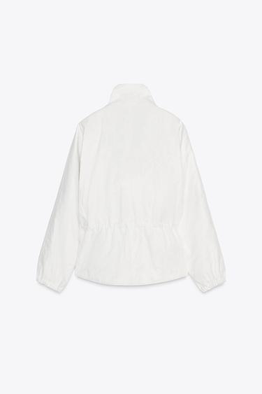 BLOUSON OVERSIZE À POCHES ZW COLLECTION - Blanc cassé de Zara - Image 6