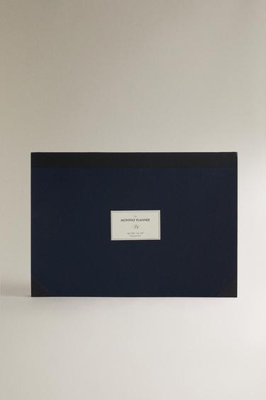 A3 MONTHLY PLANNER - Blue by Zara - Image 0