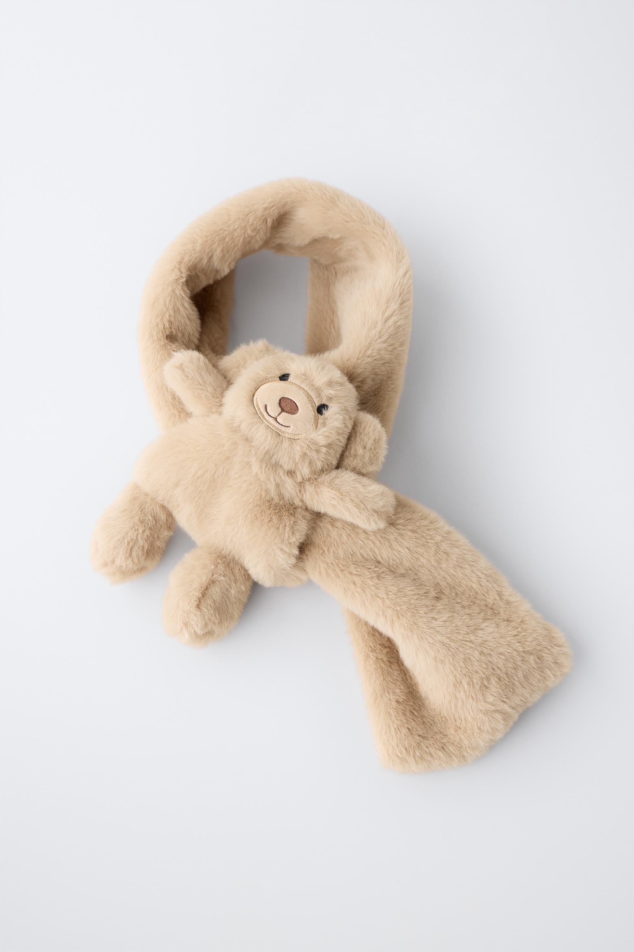 ANIMAL FAUX FUR SCARF