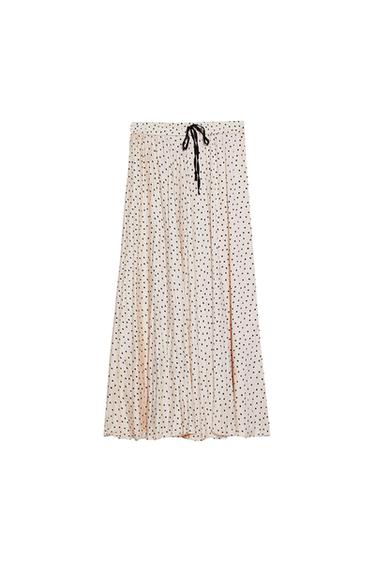 WRINKLED-EFFECT SKIRT