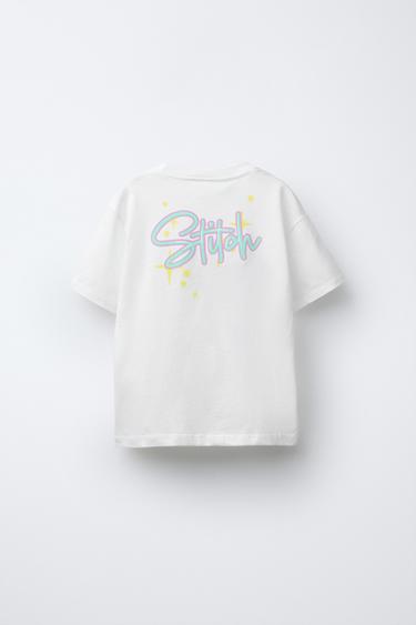 T-SHIRT IMPRIMÉ LILO & STITCH © DISNEY - Blanc de Zara - Image 1