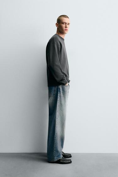 PULL STRUCTURÉ DOUX - Gris anthracite de Zara - Image 3