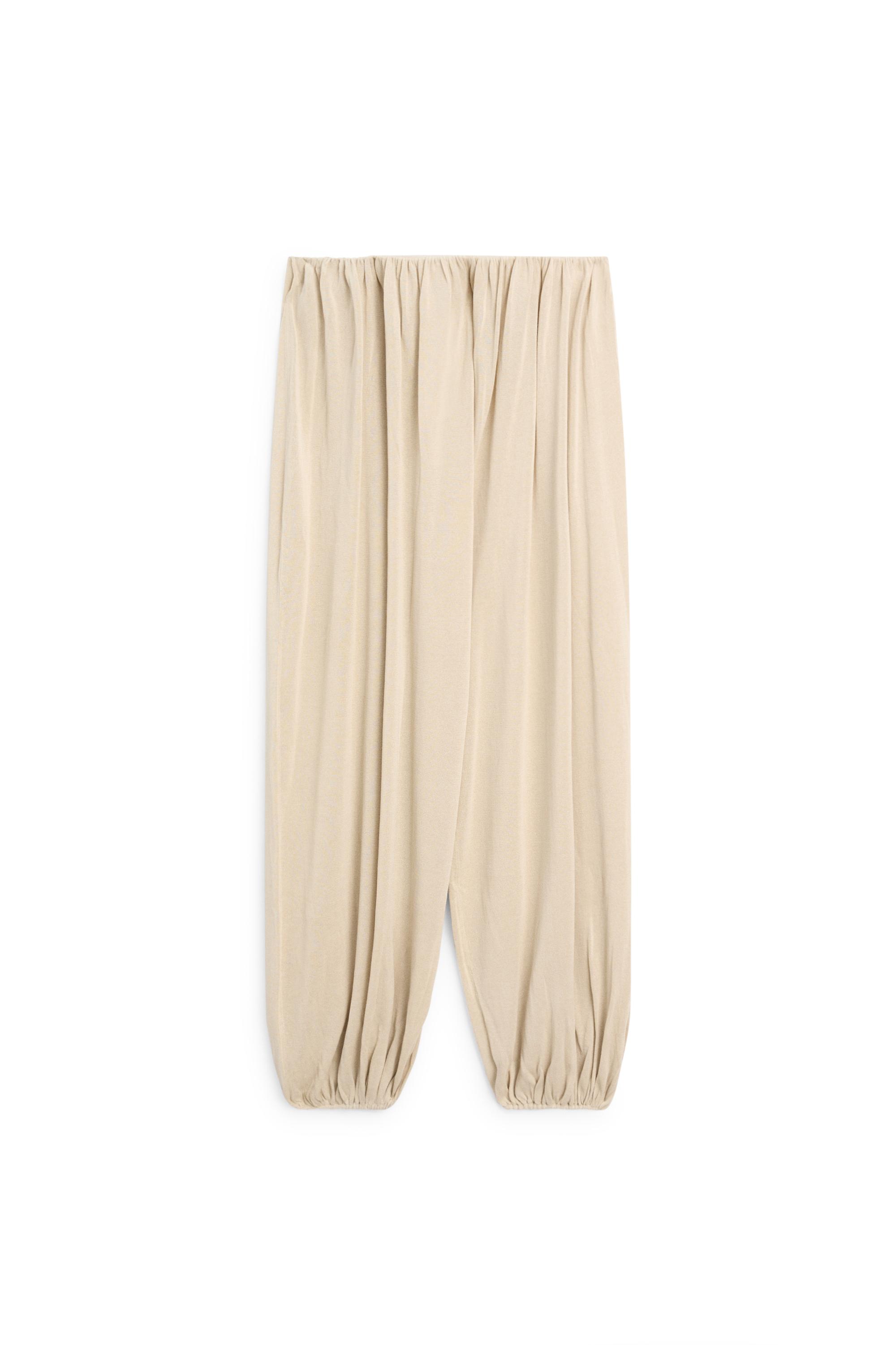 Silk blend total look sarouel trousers - LIMITED EDITION