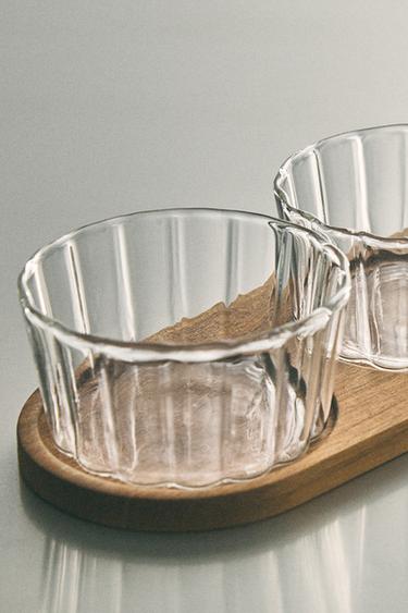 Zara SET OF BOWLS WITH TRAY - Transparent