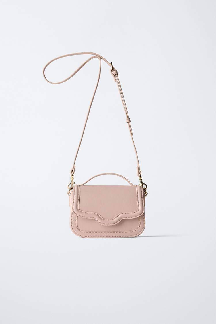 Sac Bandoulière Sac Zara Rose SAC BANDOULIÈRE NEUTRE Rosé ZARA France