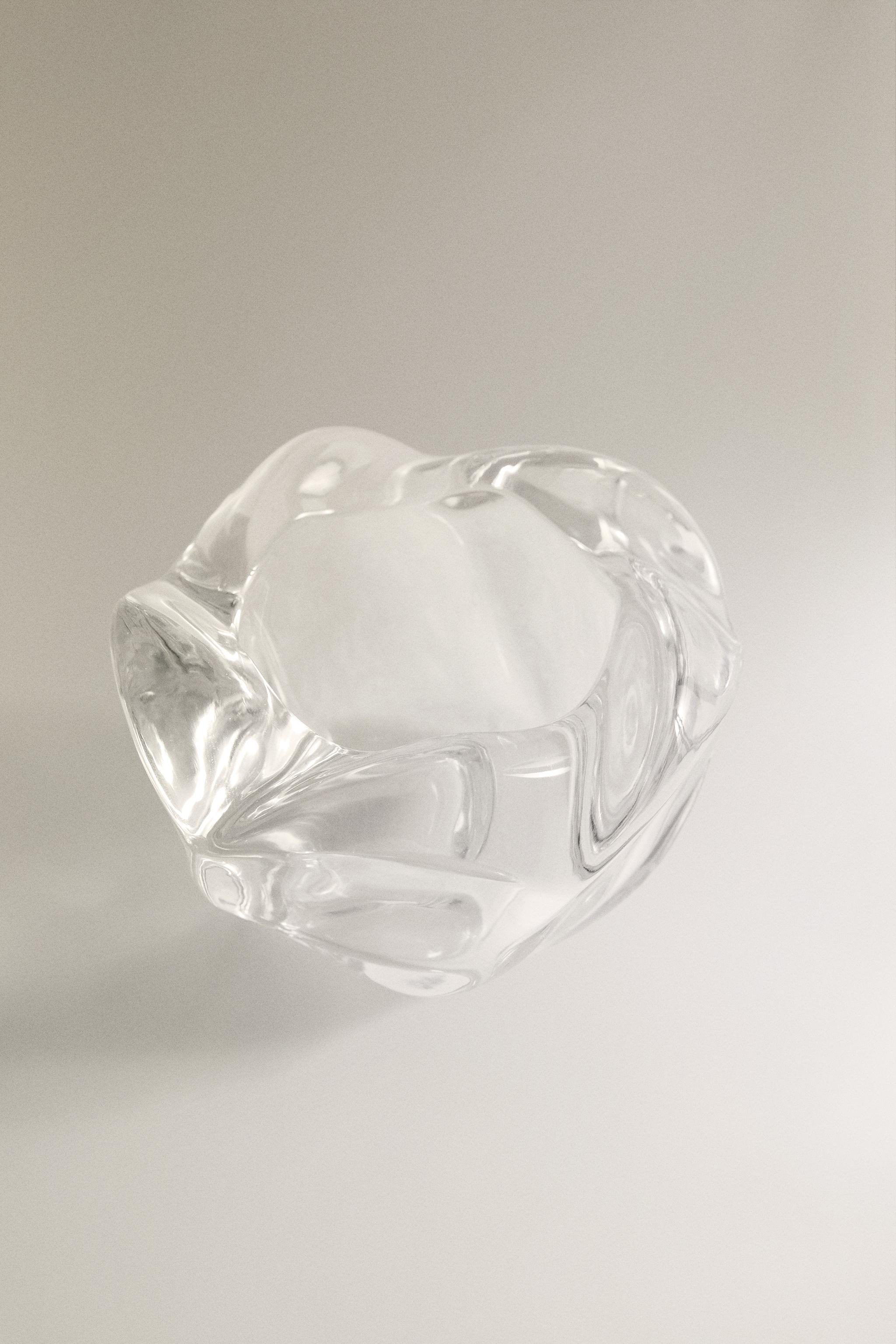 PORTE-BOUGIE VERRE ÉPAIS