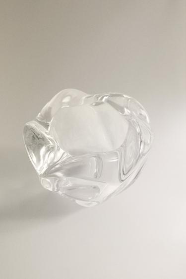 PORTE-BOUGIE VERRE ÉPAIS - Cristal de Zara - Image 1