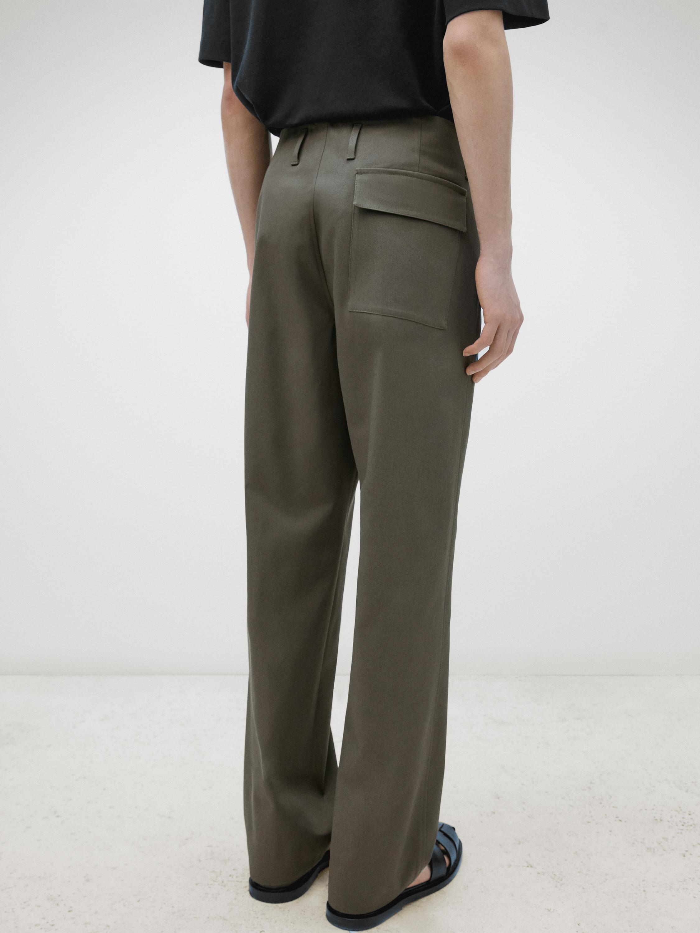 Twill straight-leg trousers - Limited Edition