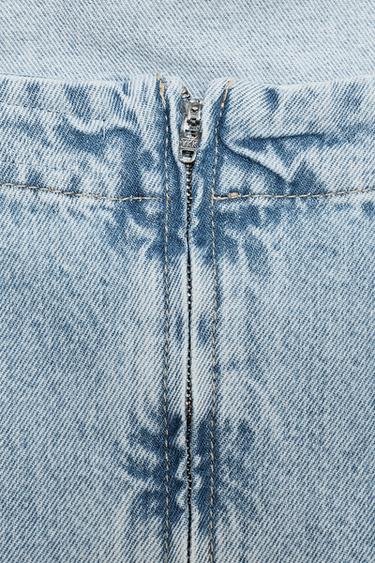 TOP Z1975 EN JEAN BUSTIER - Bleu clair de Zara - Image 8