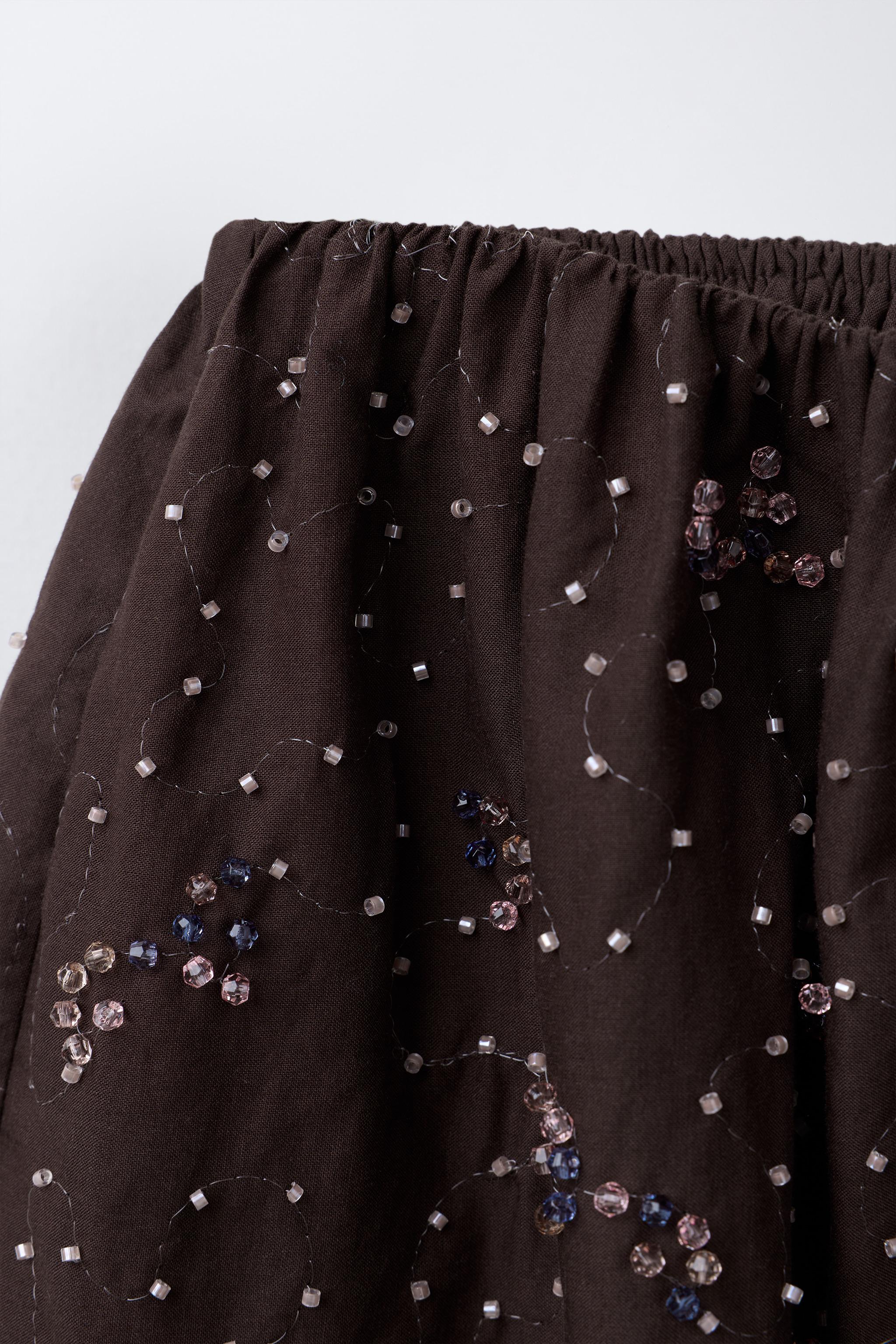 BEADED SKORT
