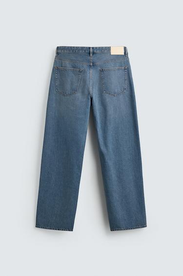 LIGHTWEIGHT COTTON-LYOCELL JEANS - Mid-blue by Zara - Image 8