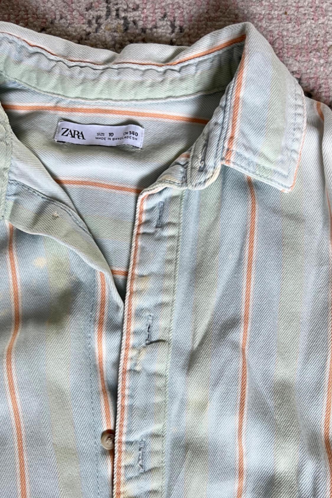 STRIPED DENIM SHIRT - Image 2