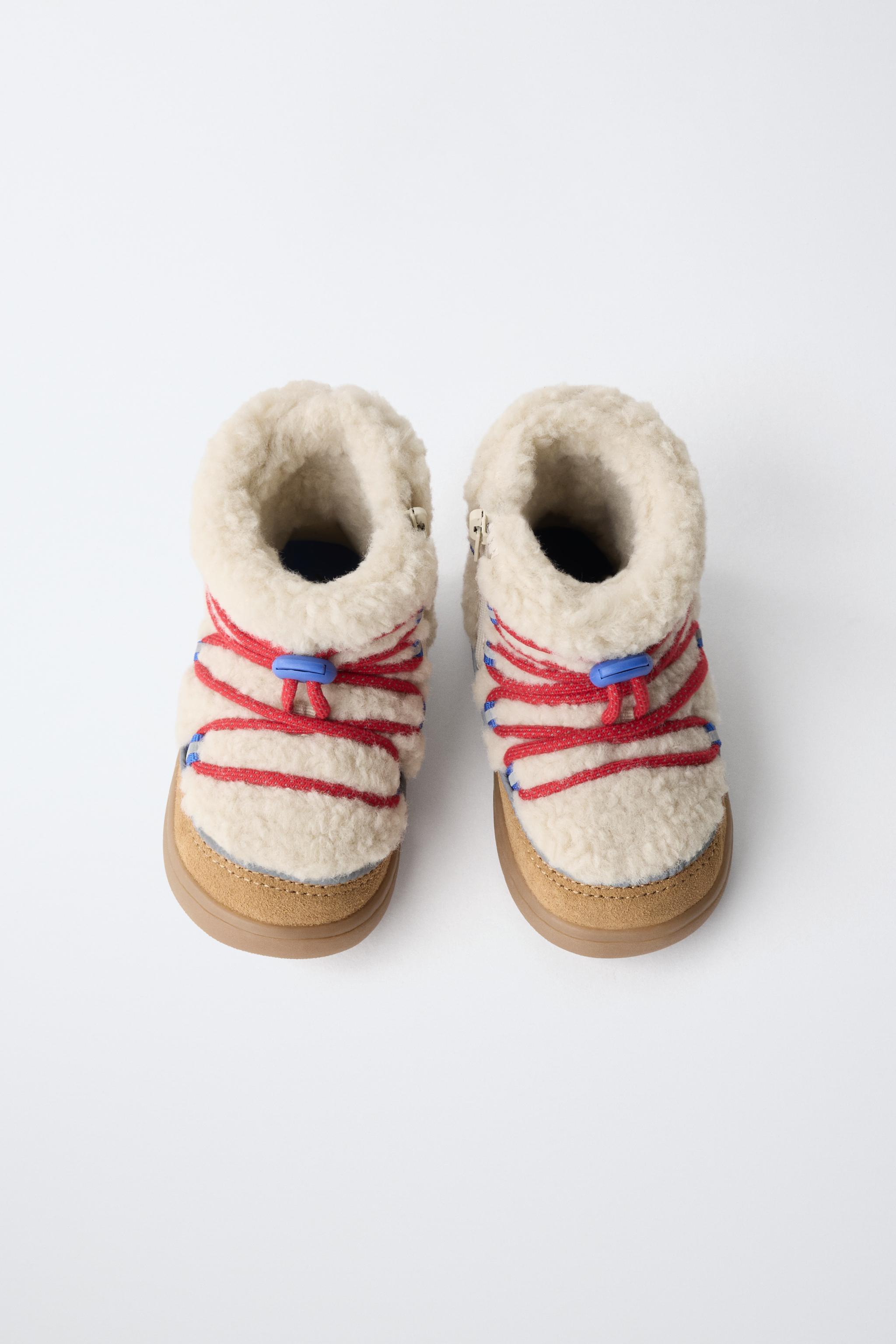BOTTINES BAREFOOT EN PEAU LAINÉE