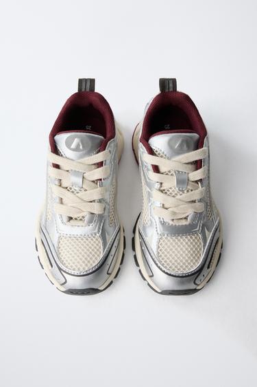 METALLIC TRAINERS - Multicoloured by Zara - Image 4