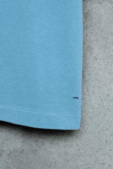 STORIESZ - T-SHIRT HEAVY WEIGHT UNI - Bleu clair de Zara - Image 3