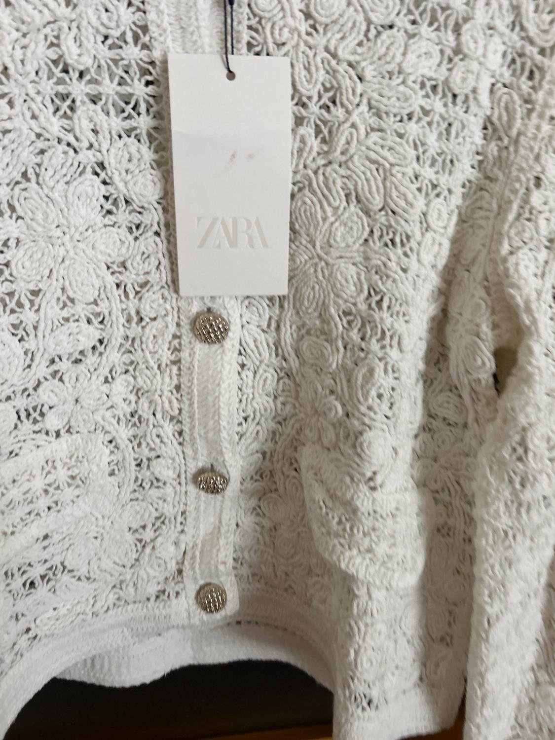 CROCHET JACKET WITH BUTTONS - Image 4