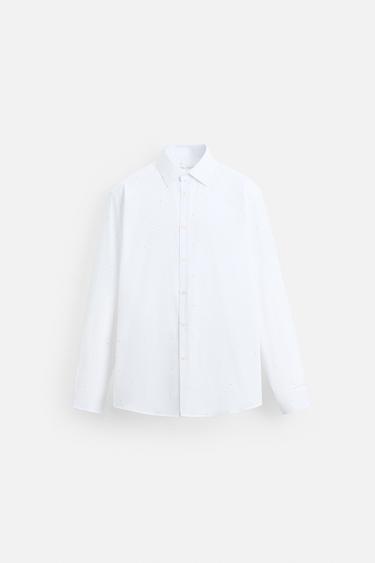 GEOMETRIC PRINT SHIRT - Printed by Zara