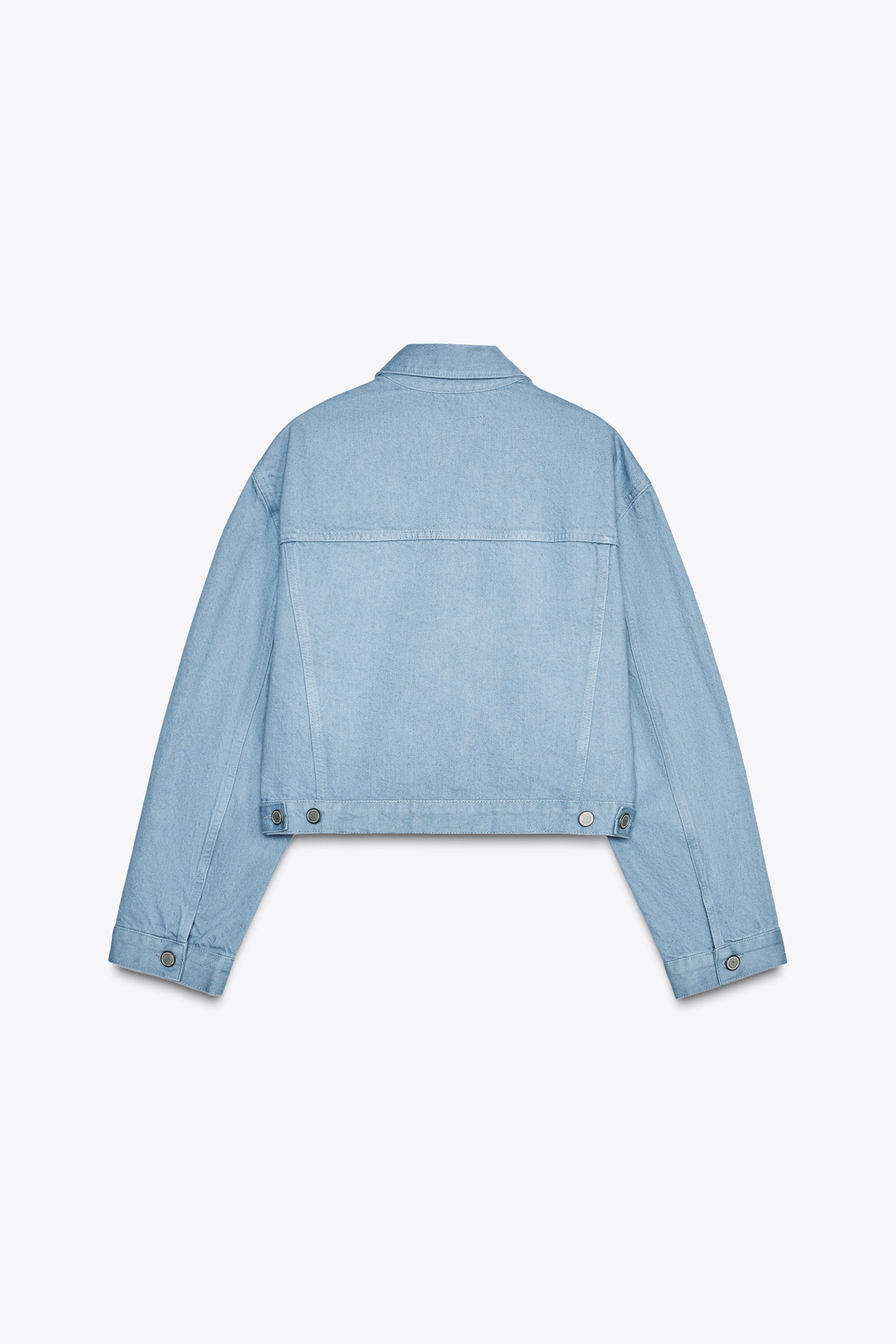 ZW COLLECTION ポケット付きジャケット - ライトブルー | ZARA