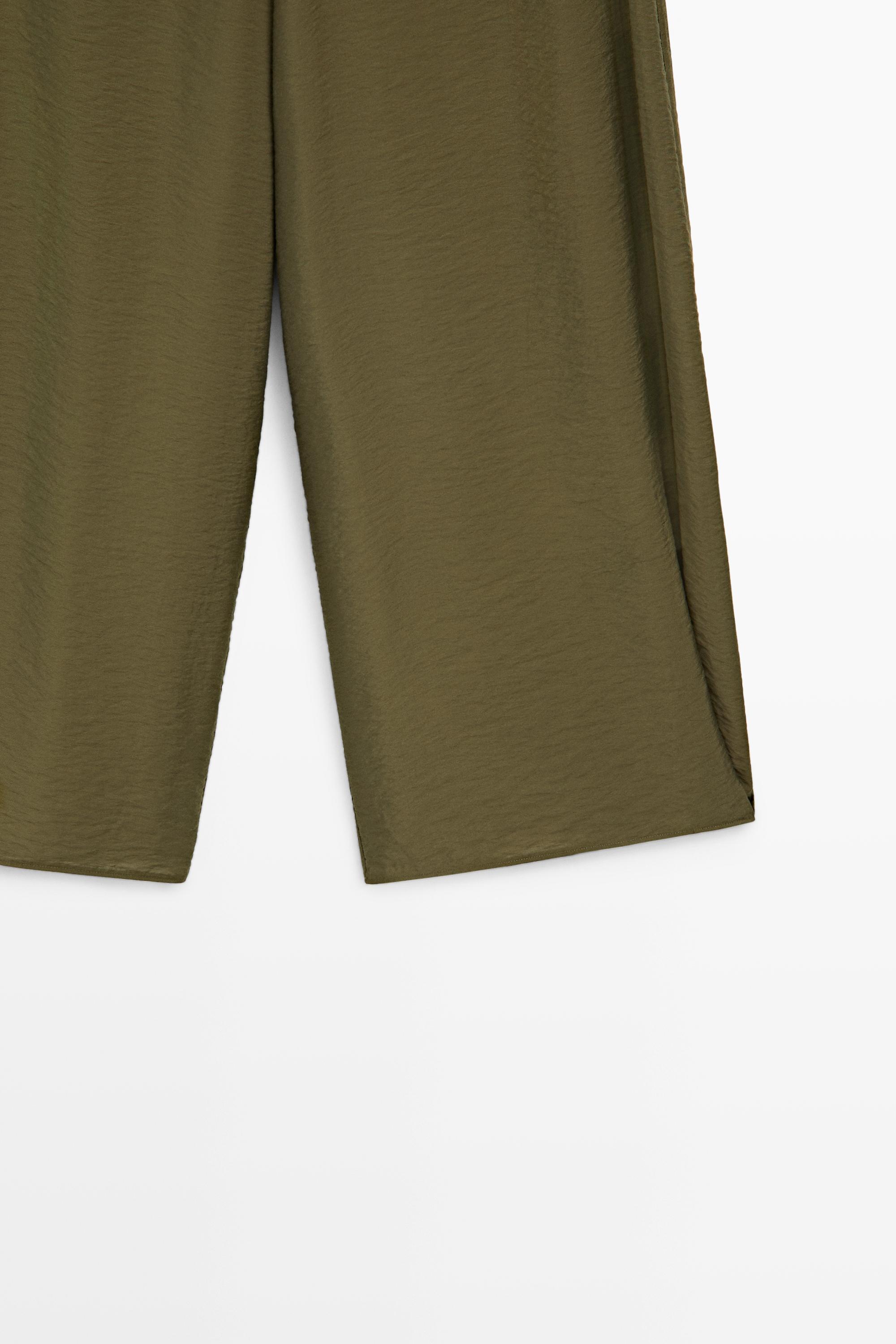 Pantalon large fluide total look