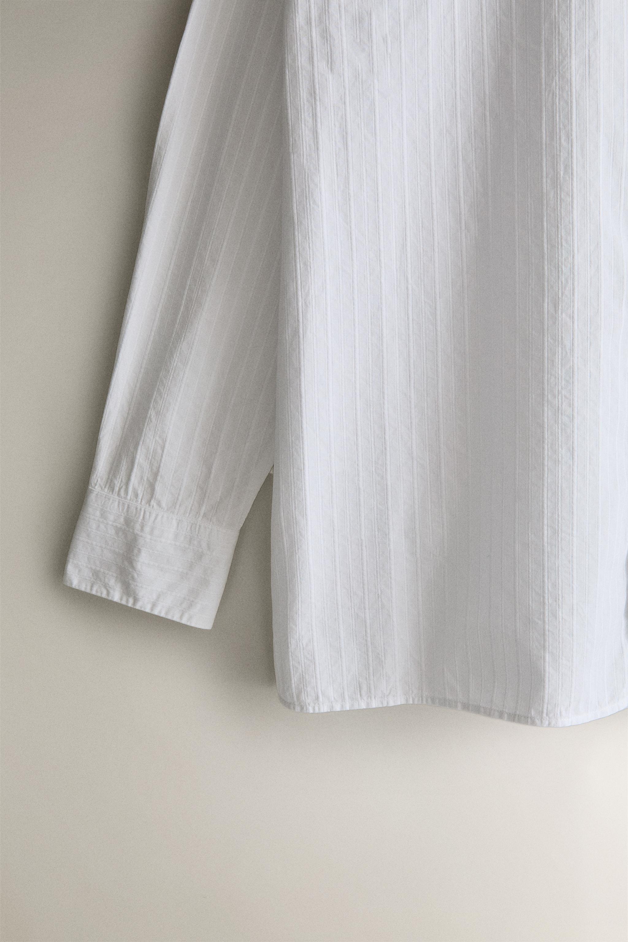 CHEMISE MANCHES LONGUES EN COTON