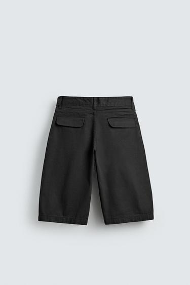 SHORT JORTS BAGGY - Noir de Zara - Image 7