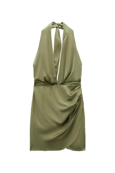 SATIN MINI DRESS