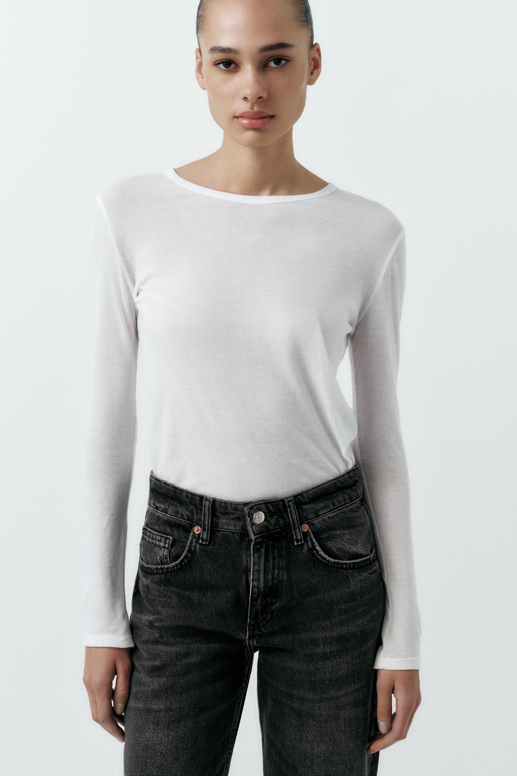 Zara jeans neri vita on sale alta