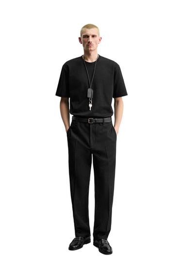 CAMISETA HEAVYWEIGHT MANGA CORTA - Negro de Zara