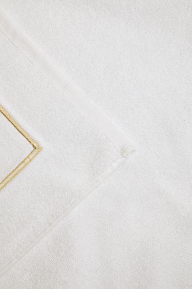 BATH MAT WITH TRIM - Beige by Zara - Image 3