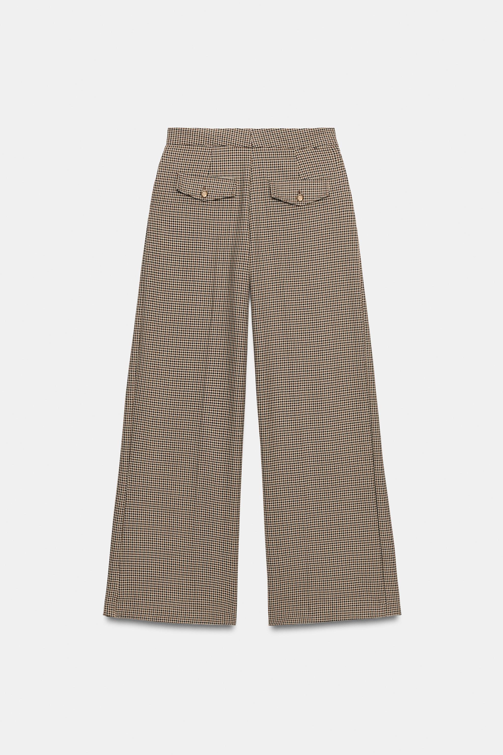 PANTALON LARGE À PINCES