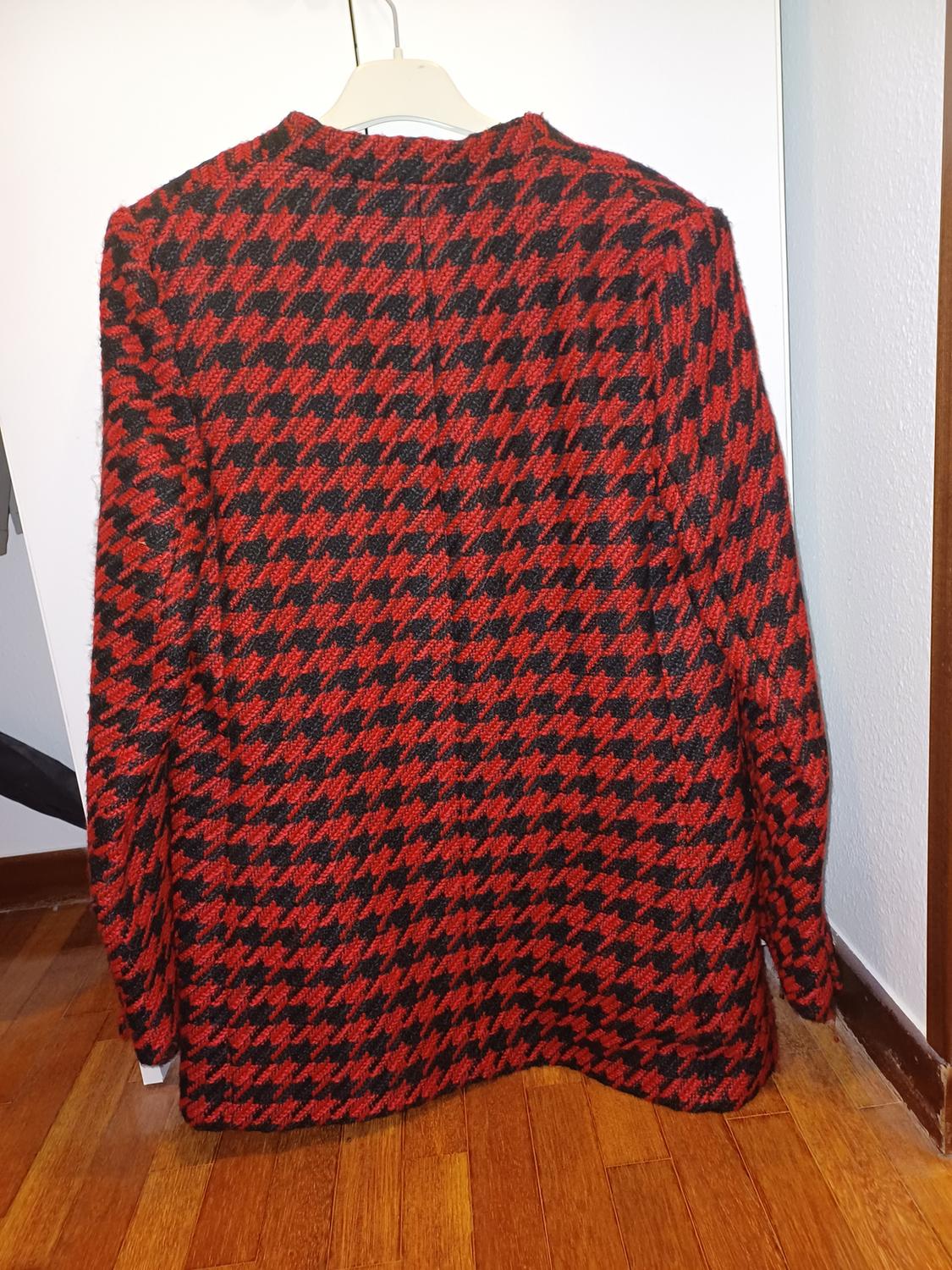 LONG HOUNDSTOOTH BLAZER - Image 2