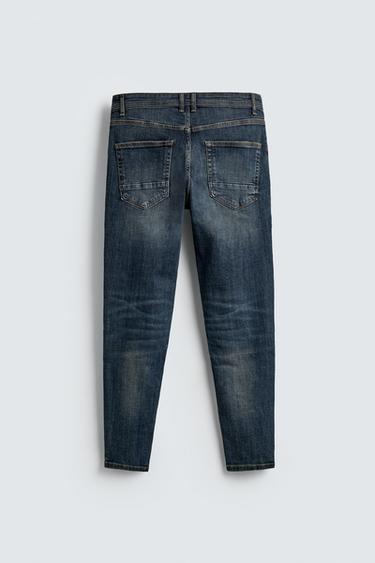 JEAN SKINNY CROPPED FIT - Bleu de Zara - Image 6