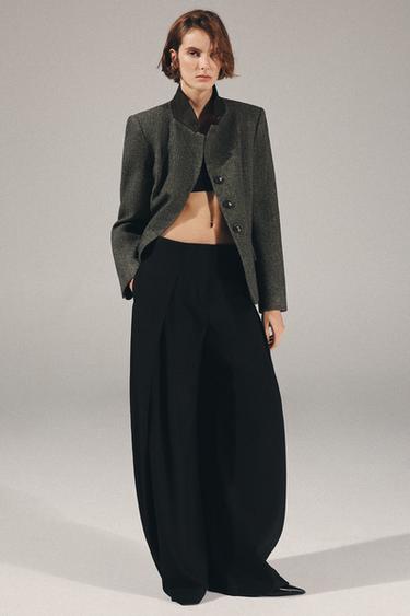 BLAZER DOITUA ARTILEAREKIN ZW COLLECTION - Grisa / Kolore txigortua, Zara-rena