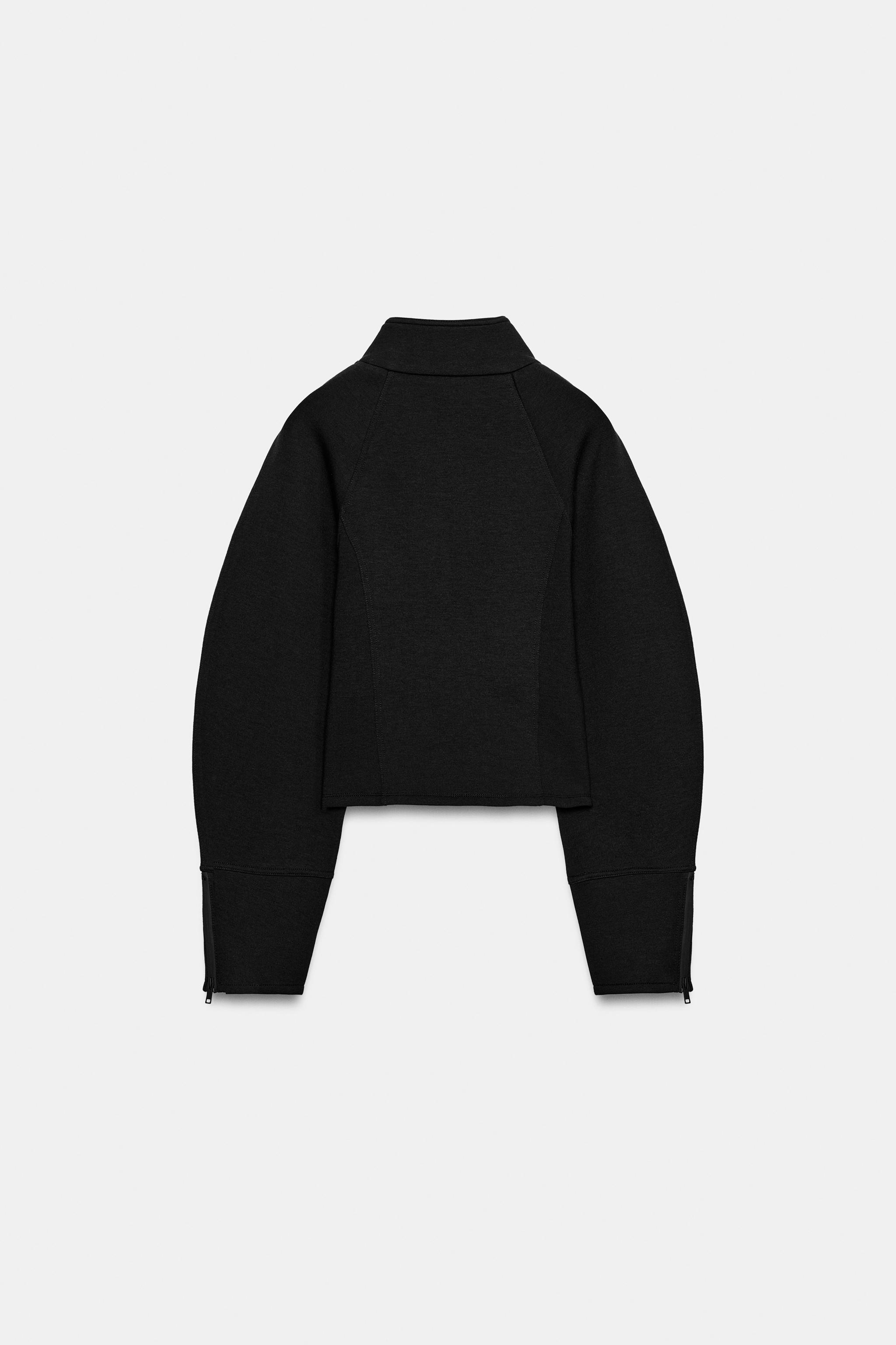 Женские куртки Zara ZIPPER DETAIL JACKET — фото 7