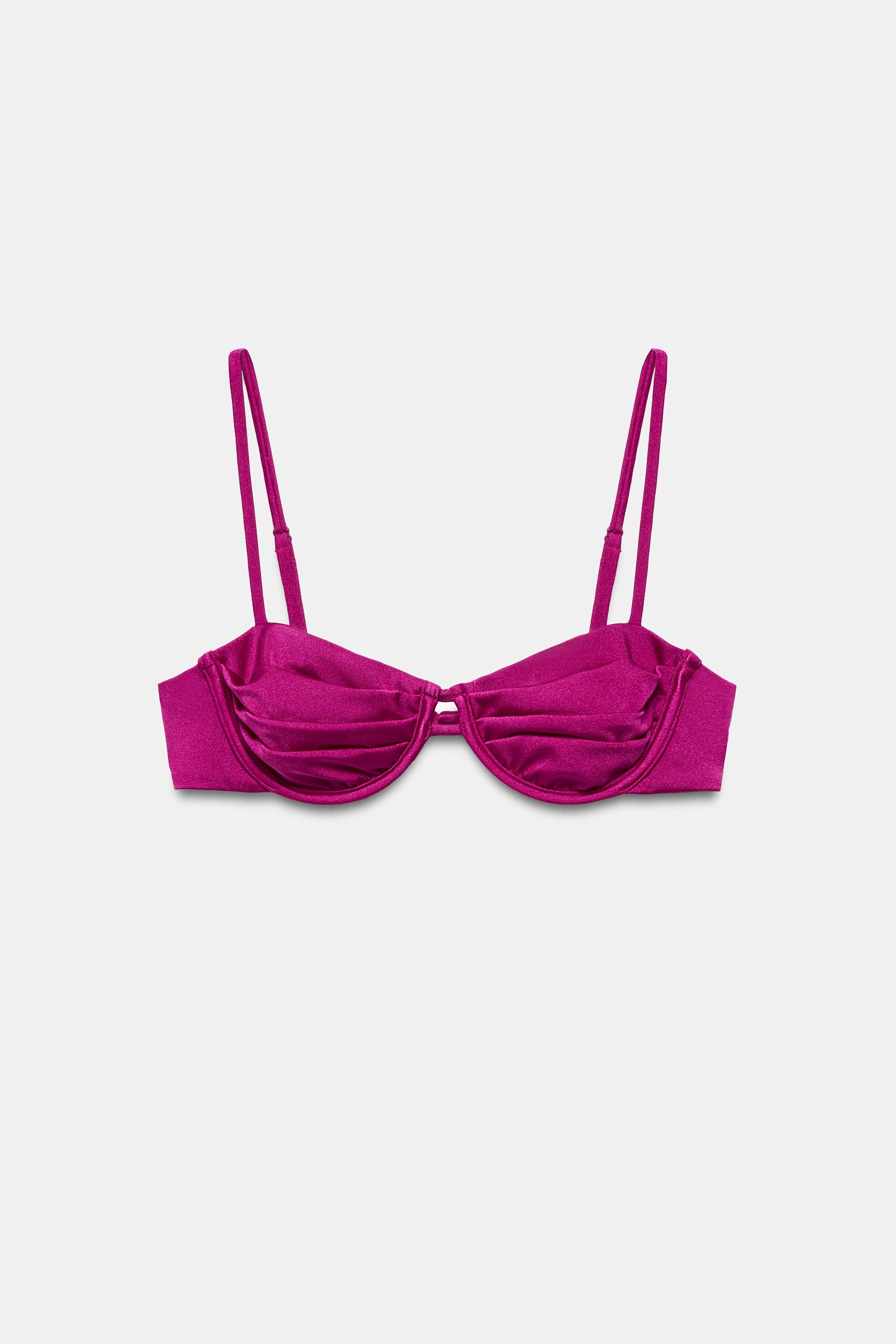 HAUT DE BIKINI À ARMATURES ET PLIS