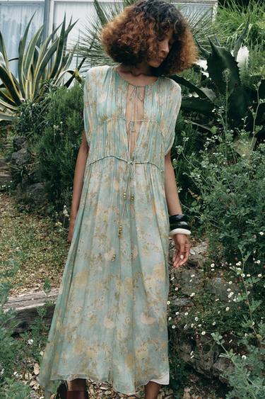 ZW COLLECTION PRINTED DRESS - Printed by Zara - Image 4