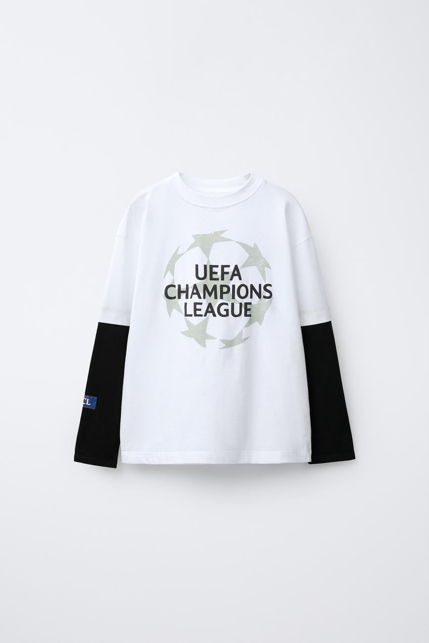 UEFA CHAMPIONS LEAGUE ® DOUBLE SLEEVE T-SHIRT