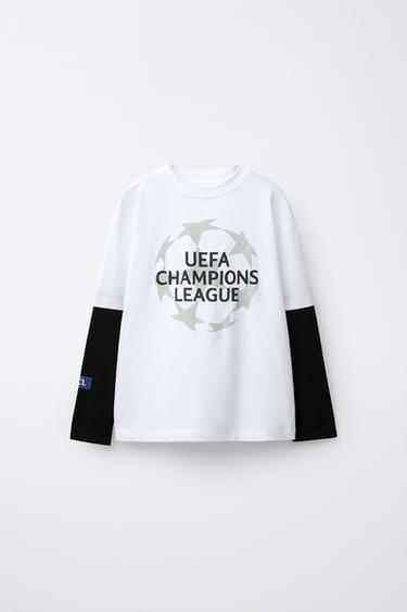 CAMISETA DOBLE MANGA UEFA CHAMPIONS LEAGUE ® - Blanco de Zara
